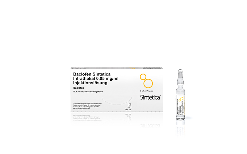 Baclofen Sintetica Intrathekal 0,05 mg/ml Injektionslösung
