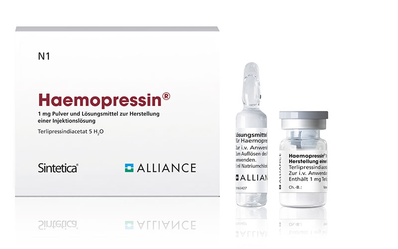 Haemopressin 1 mg Pulver und Lösungsmittel zur Herstellung einer Injektionslösung