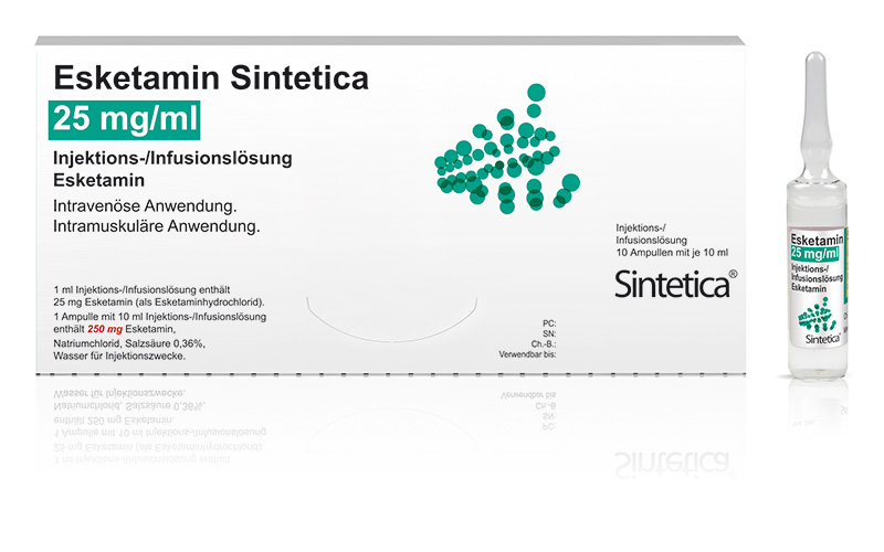 Esketamin Sintetica 25 mg/ml Injektions-/ Infusionslösung