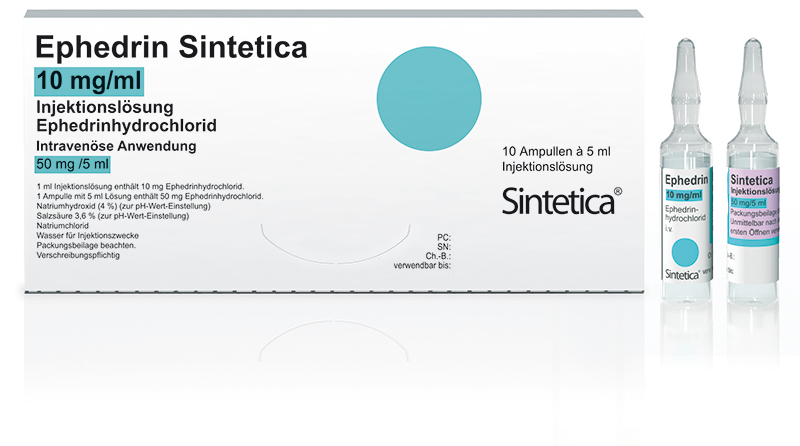 Ephedrin Sintetica 10 mg/ml Injektionslösung