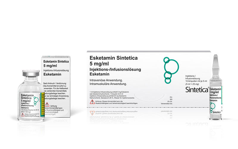 Esketamin Sintetica 5 mg/ml Injektions-/ Infusionslösung