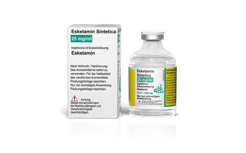 Esketamin Sintetica 25 mg/ml Injektions-/&thinsp;Infusionslösung